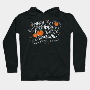 Women Distressed Pumpkin Spice Fall Season Halloween Hoodie